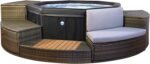 NETSPA SP-OCT165/MOB2 NetSpa Octopus – Semirrígido + Muebles – 4 a 6 plazas