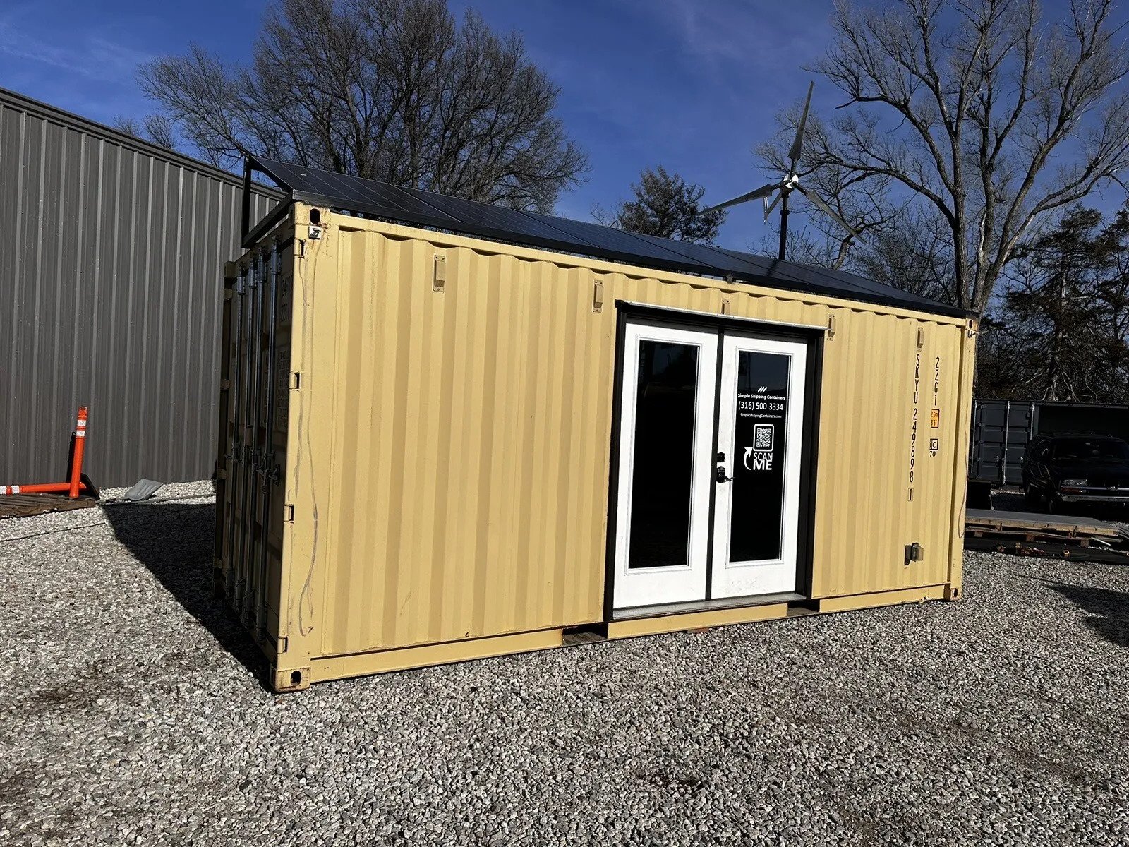 Contenedor de 20 pies Oficina Solar 1 Contenedor de 20 pies Oficina Solar Off Grid - Imagen 1