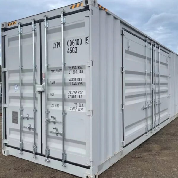 Contenedor marítimo High Cube de 40 pies con 4 puertas laterales