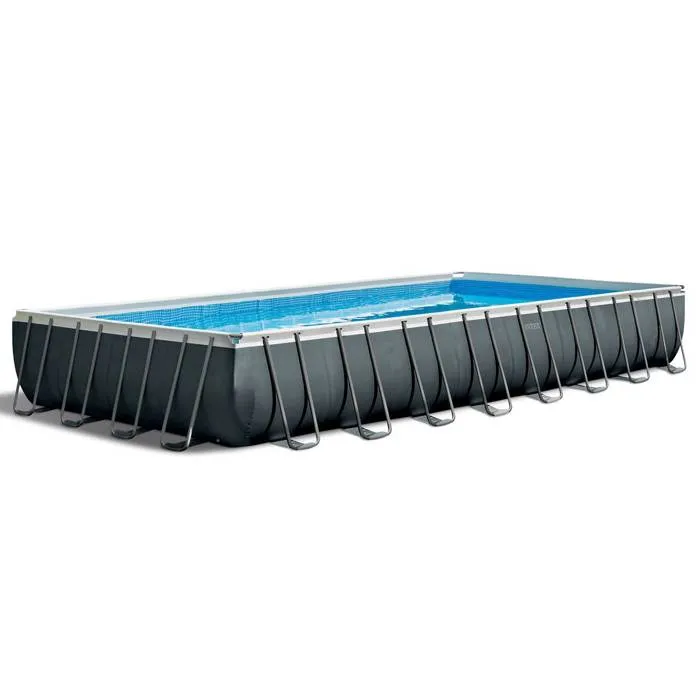 Kit de piscina tubular desmontable Intex Ultra XTR - 975 x 488 x 132 cm - Rectangular (Filtro de arena + Accesorios) - 26374GN