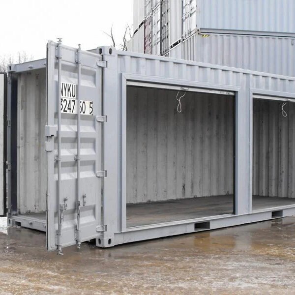 Contenedor de Almacenamiento de 20 Pies Con Puertas Enrollables