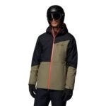 Anorak de esquí Columbia Iceberg Point™ II Marrón Negro Hombre