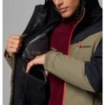 Anorak de esquí Columbia Iceberg Point™ II Marrón Negro Hombre - Imagen 3