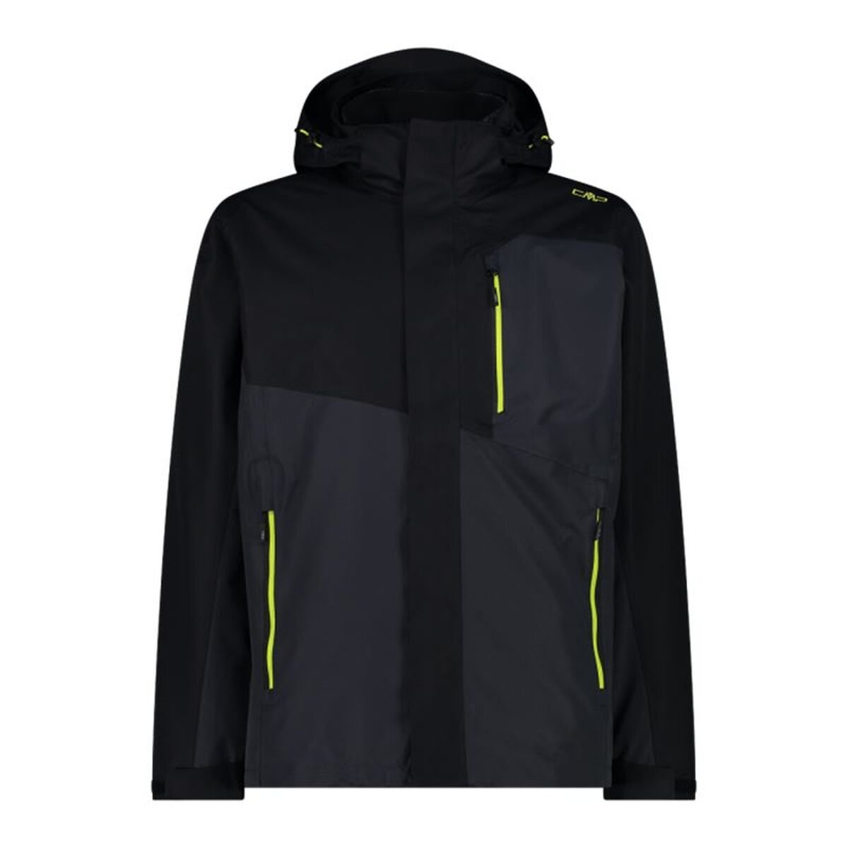 8050243522502_S64213530_P00.jpg Chaqueta de Deporte para Hombre Campagnolo Man Zip Detachable Inn Negra - Imagen 1