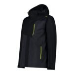 Chaqueta de Deporte para Hombre Campagnolo Man Zip Detachable Inn Negra - Imagen 5