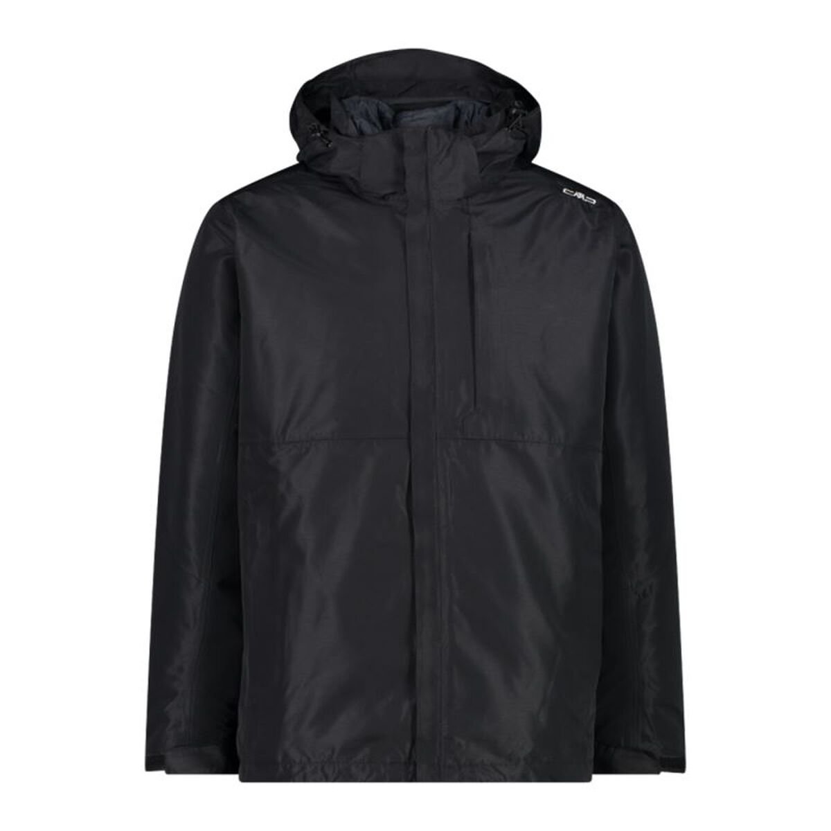8058949437809_S64213536_P00.jpg Chaqueta de Deporte para Hombre Campagnolo Zip Hood Detachable Inn Negra - Imagen 1