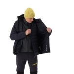 Chaqueta de Deporte para Hombre Campagnolo Zip Hood Detachable Inn Negra - Imagen 3