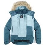 Anorak de esquí Salomon LC1562200 Azul claro - Imagen 3