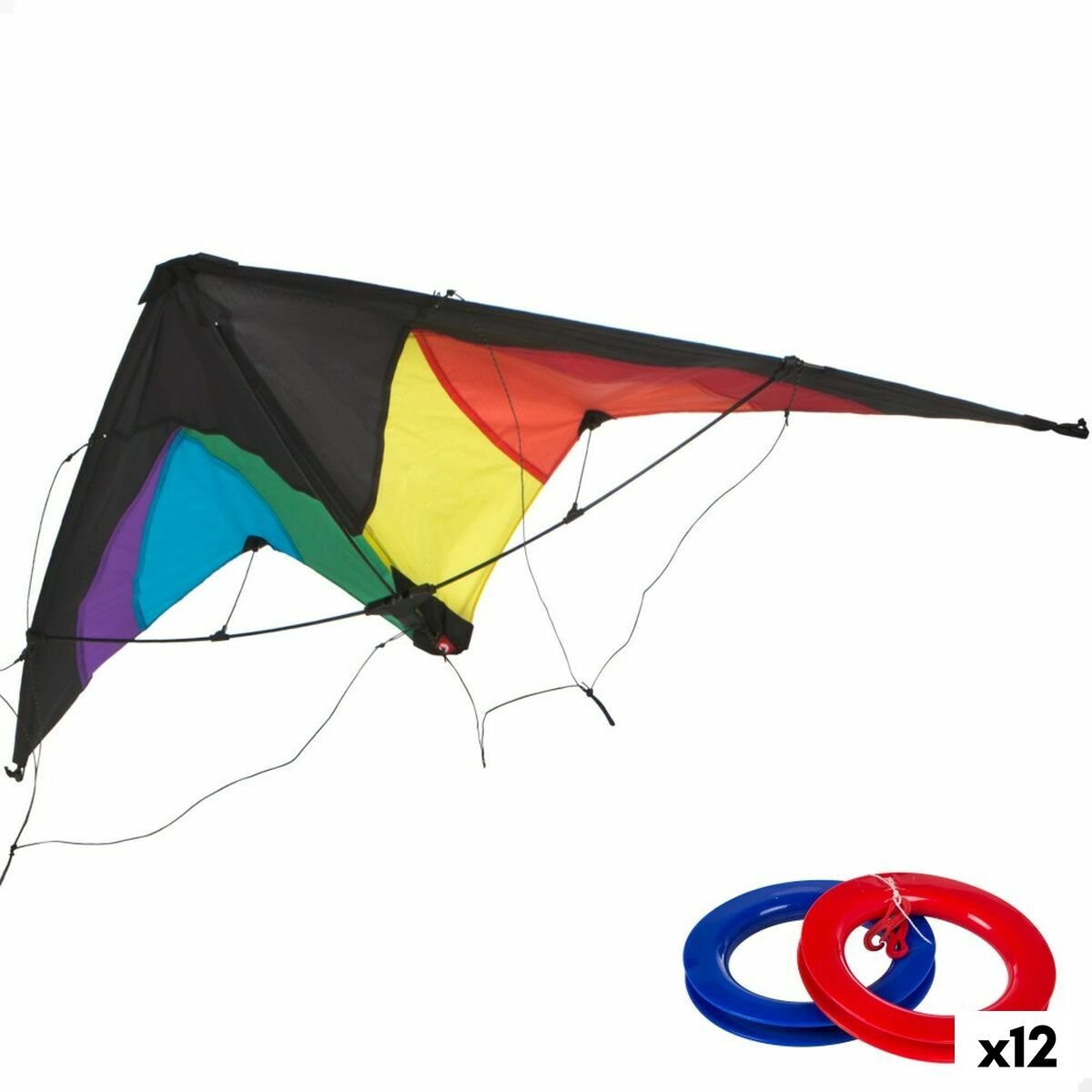 S8900857_P0_icon1.jpg Cometa Eolo Pop-Up Magic 125 x 72 cm Arcoíris 12 Unidades - Imagen 1